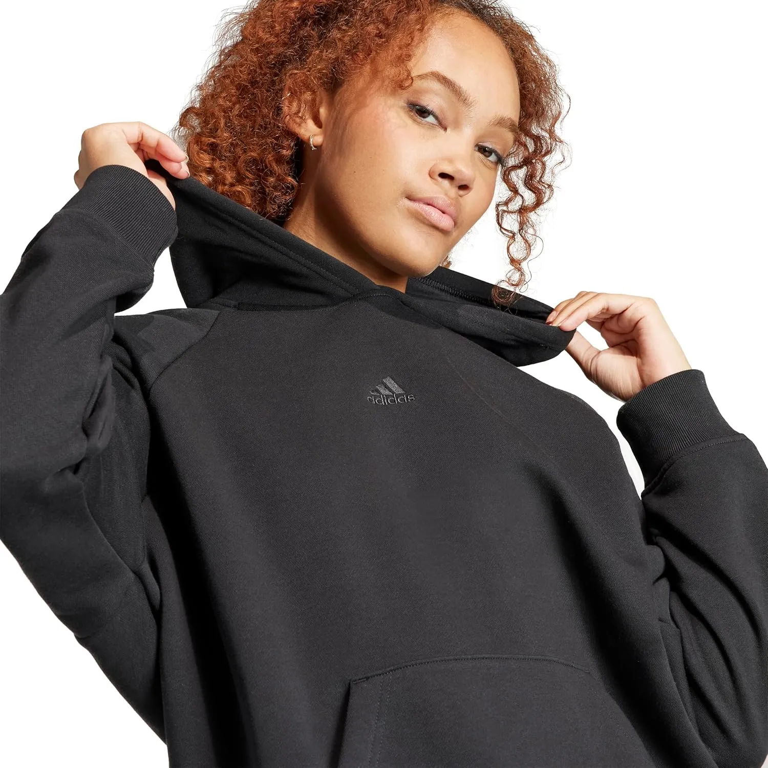 adidas Women's ALL SZN Fleece Boyfriend Hoodie