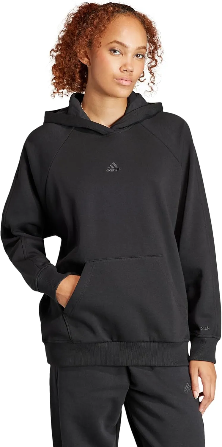 adidas Women's ALL SZN Fleece Boyfriend Hoodie