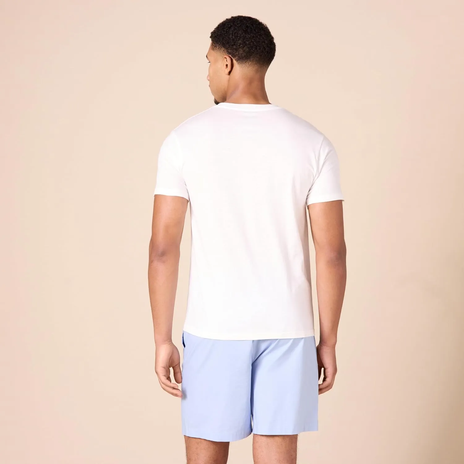 Amazon Essentials Men's V-Neck Undershirt, Pack of 6