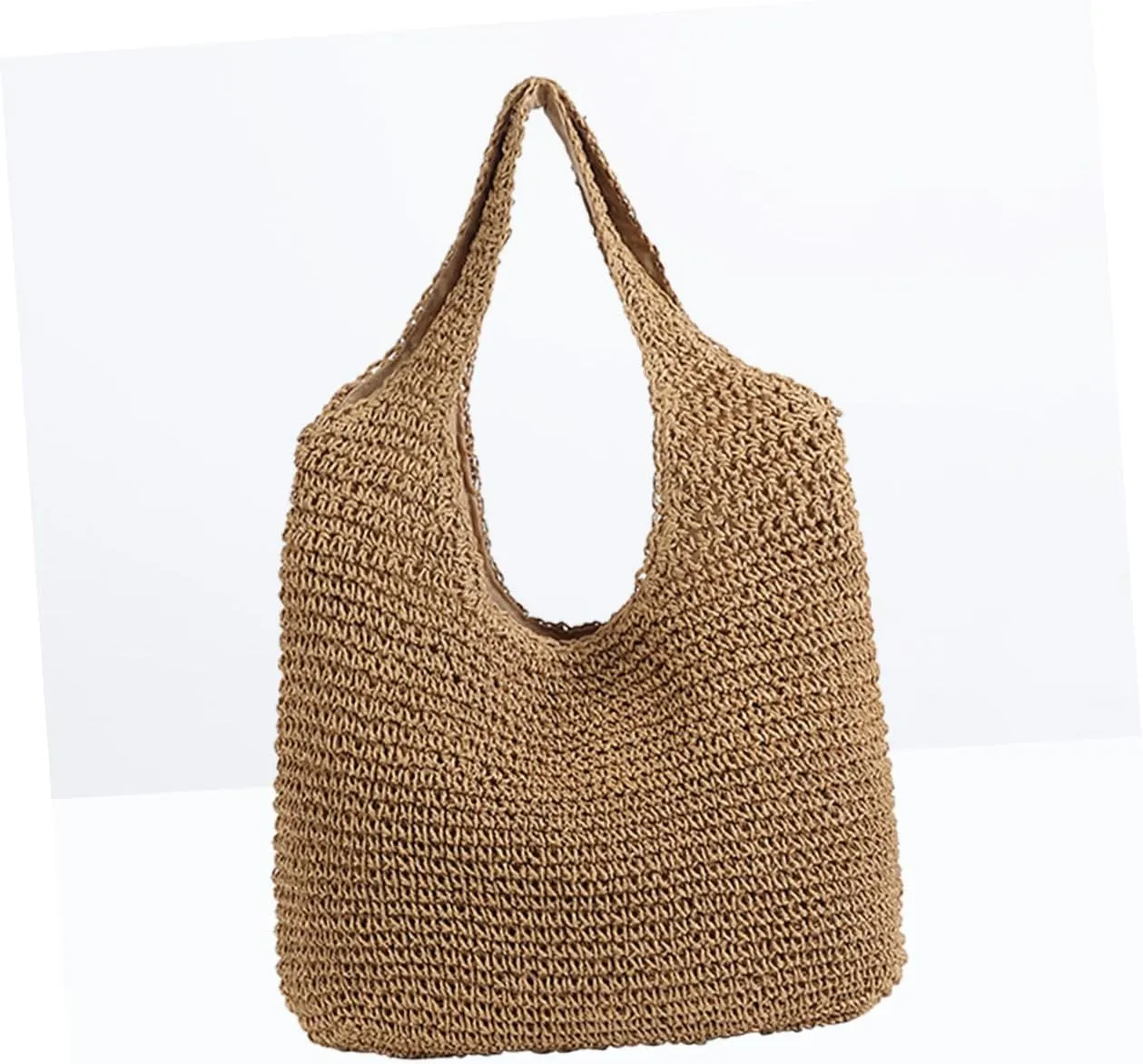 BESTYASH Fashion Weaving Bag Ladies Wallet Trendy Beach Bag Woven Tote Bag Tote Handbags Pouch Beach Bag Woman