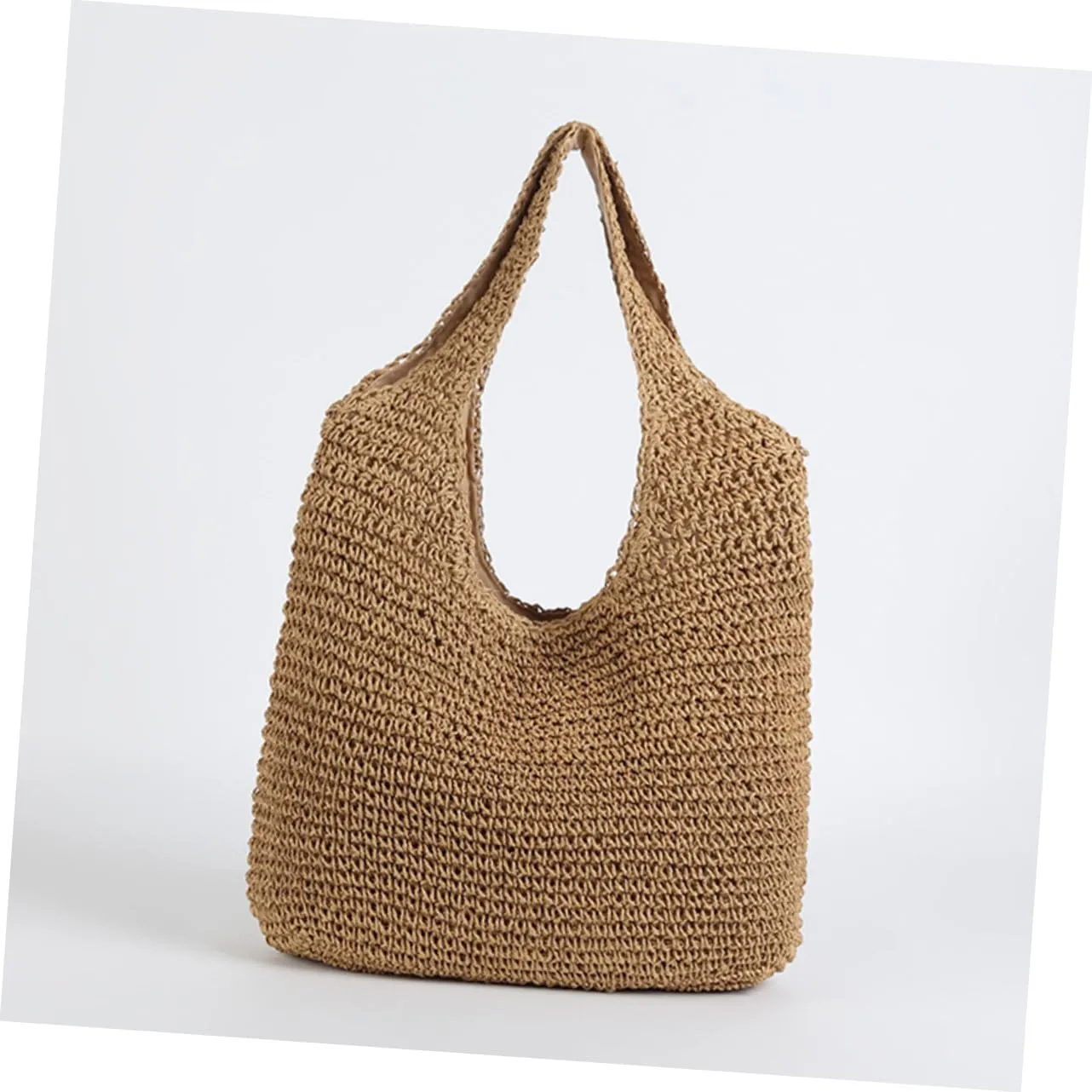 BESTYASH Fashion Weaving Bag Ladies Wallet Trendy Beach Bag Woven Tote Bag Tote Handbags Pouch Beach Bag Woman