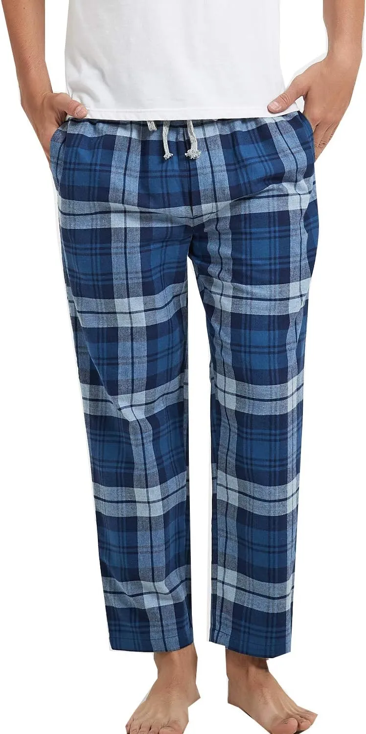 Big Boys Young Cotton Plaid Lounge Pants Sleepwear Bottoms 8 10 12 14 16