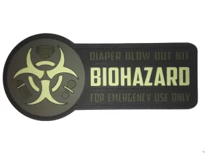 Biohazard Diaper Bag PVC Morale Patch