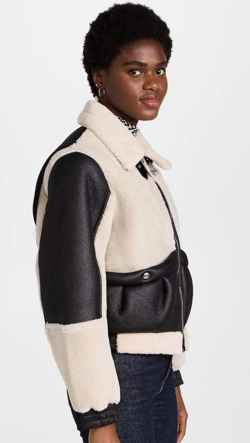 [BLANKNYC] Womens Bonded Moto Jacket