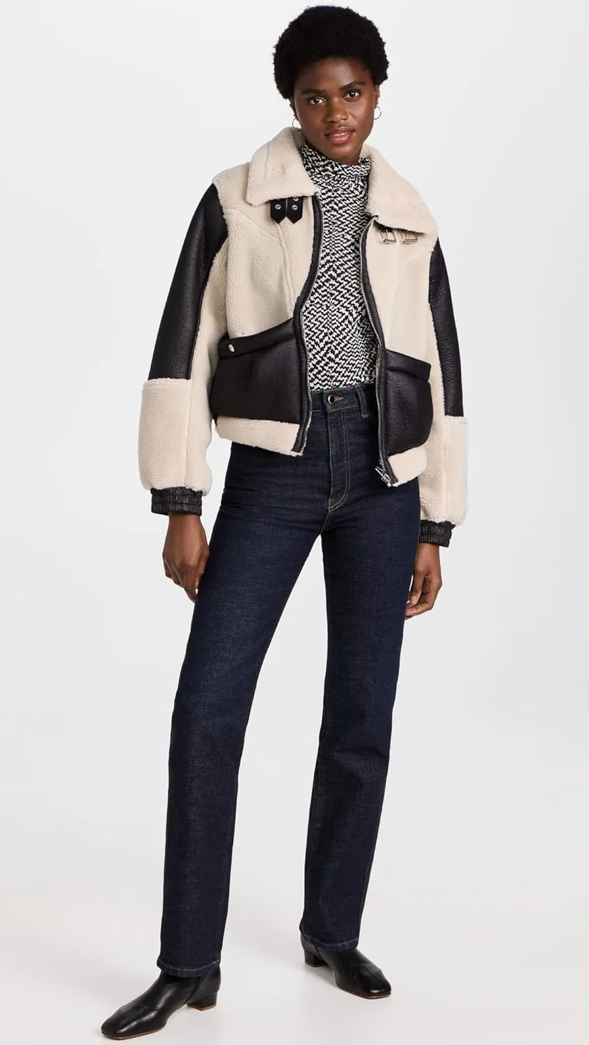 [BLANKNYC] Womens Bonded Moto Jacket
