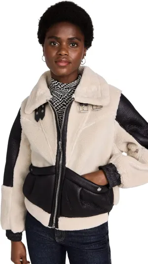 [BLANKNYC] Womens Bonded Moto Jacket
