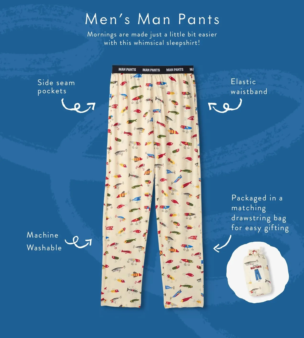 by Hatley Men's MAN PANTS Pajama Pants