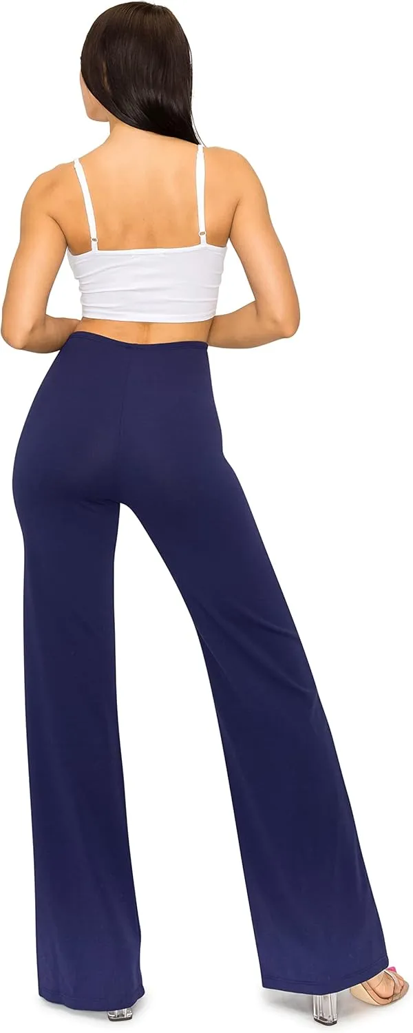 Cemi Ceri Women's High Waist Dress Pants w/Button Decorate