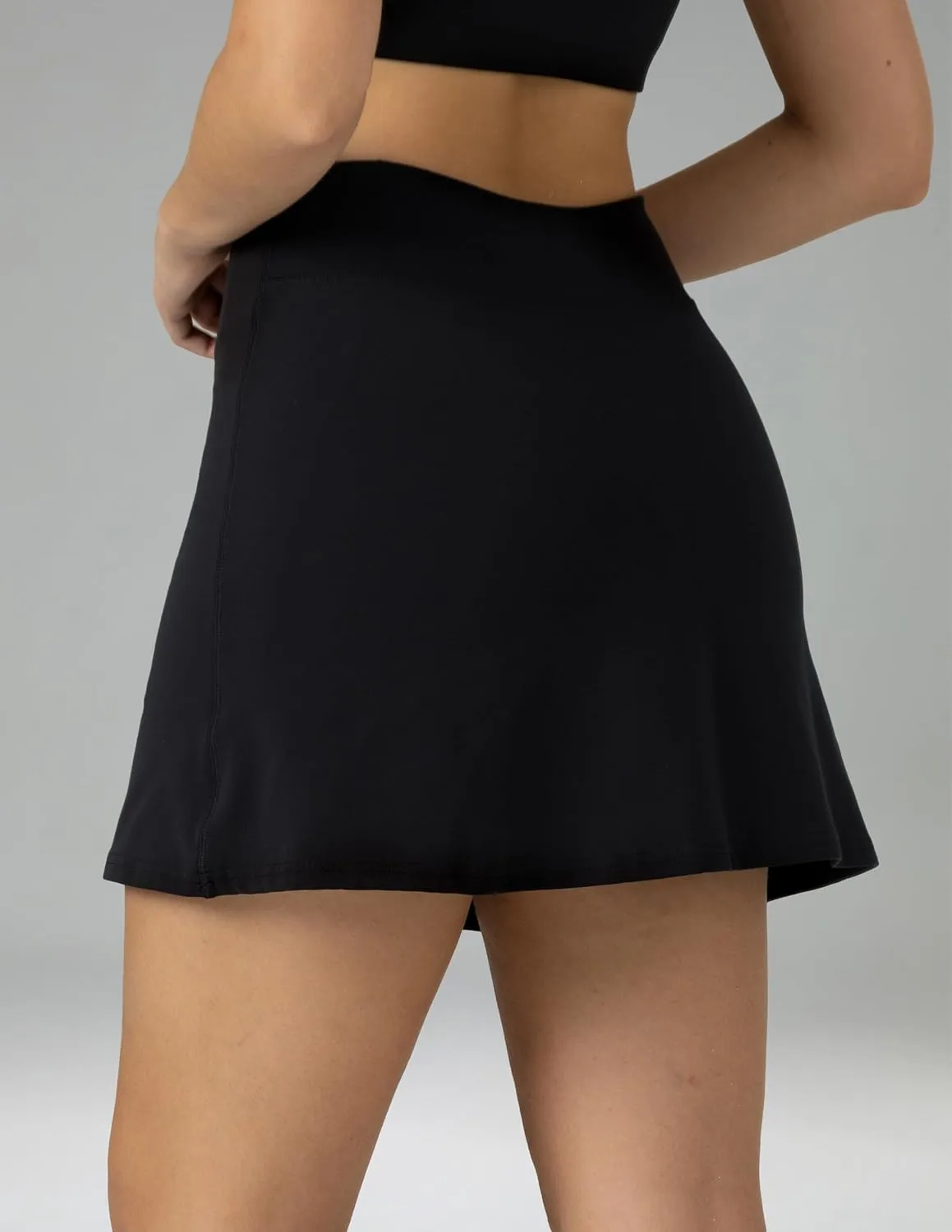 Colorfulkoala Dreamlux Tennis Skirt for Women with Shorts Pockets High Waisted A-line Casual Skort Athletic Golf Skirt