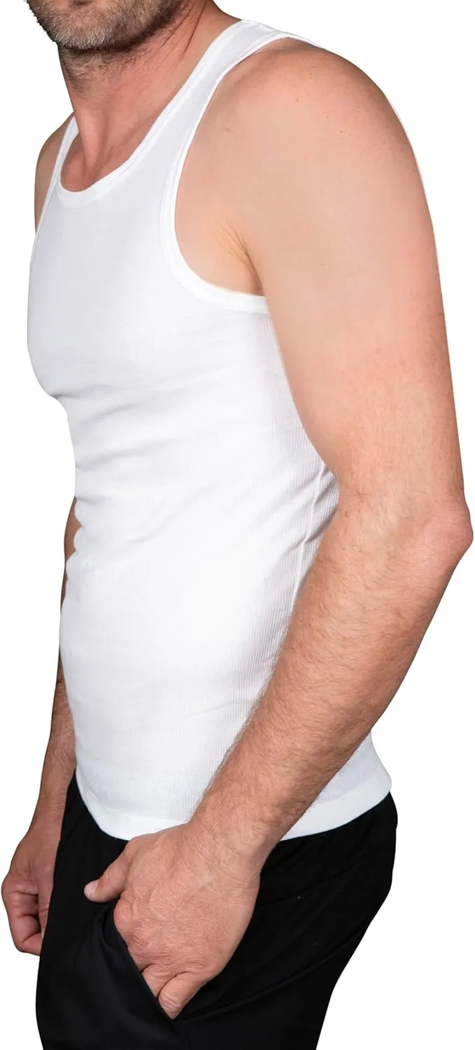 Columbia Men's Tank Undershirt 4 Pack