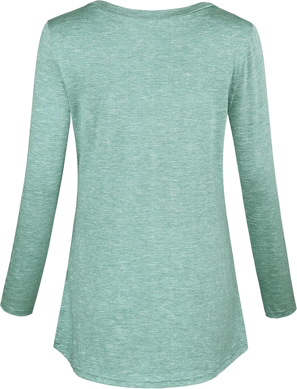 connche Women's Button Side Maternity Tunic Nursing Tops for Breastfeeding