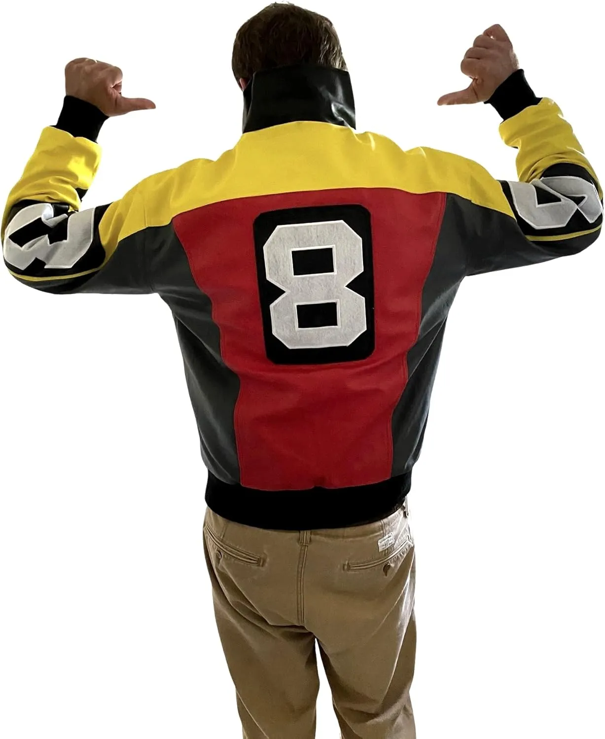 David Puddy 8 Ball Bomber Jacket