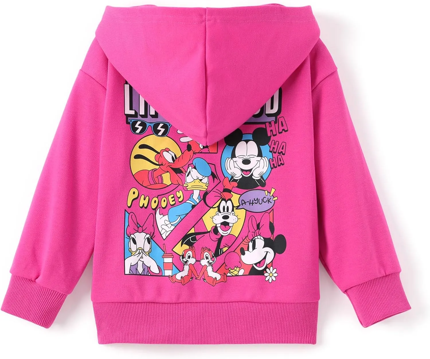 Disney Frozen Elsa Princess Cinderella Belle Stitch Girls Hoodie: Zip up Hooded Jacket/Sweatshirt for Unisex Toddler to Kid