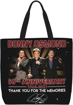 Donny Musics Osmond Shoulder Tote for Women Weekender Handbag Reusable Grocery Shopping Bag with Zipper
