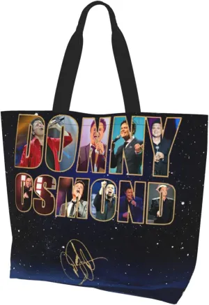 Donny Musics Osmond Shoulder Tote for Women Weekender Handbag Reusable Grocery Shopping Bag