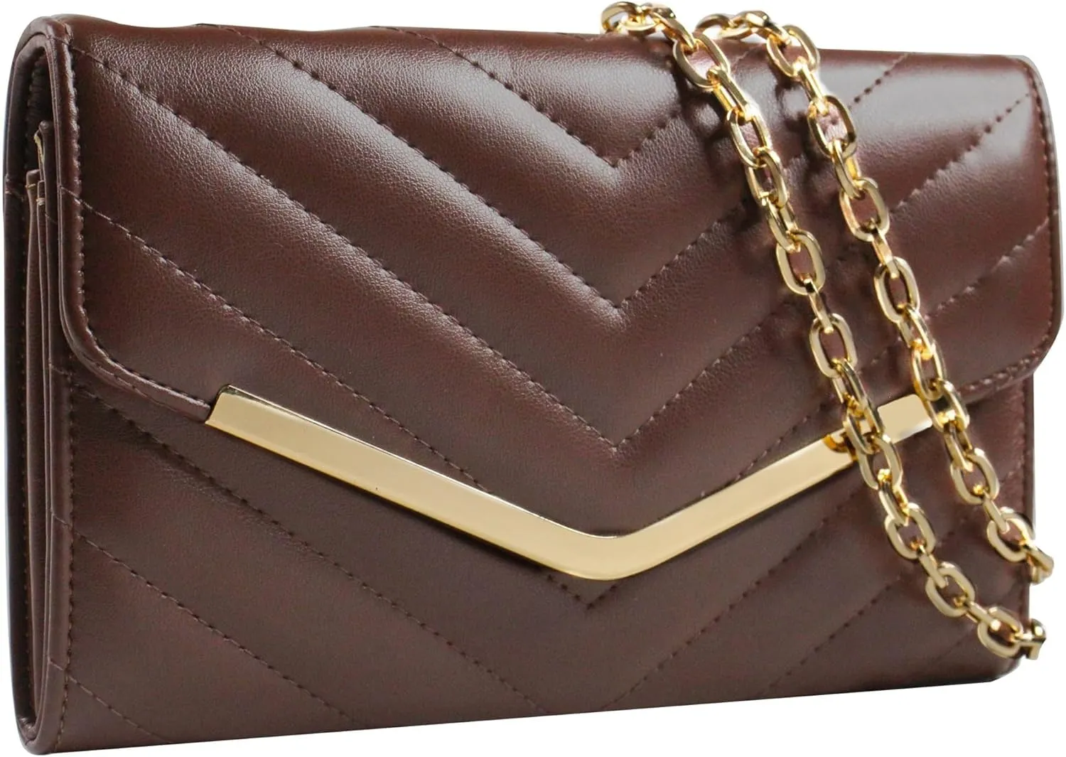 Evening Bag for Women Quilt Clutch Purse Featuring Envelope Design Perfect for Weddings Parties