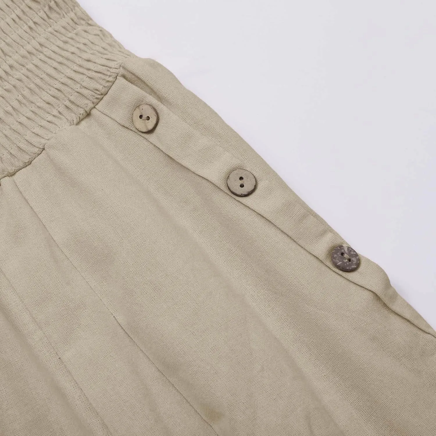 FZVYD Tummy Control Women High Waist Lounge Pants Casual Wide Leg Boho Trouser 2025 Summer Drawstring Sweatpants with Pocket