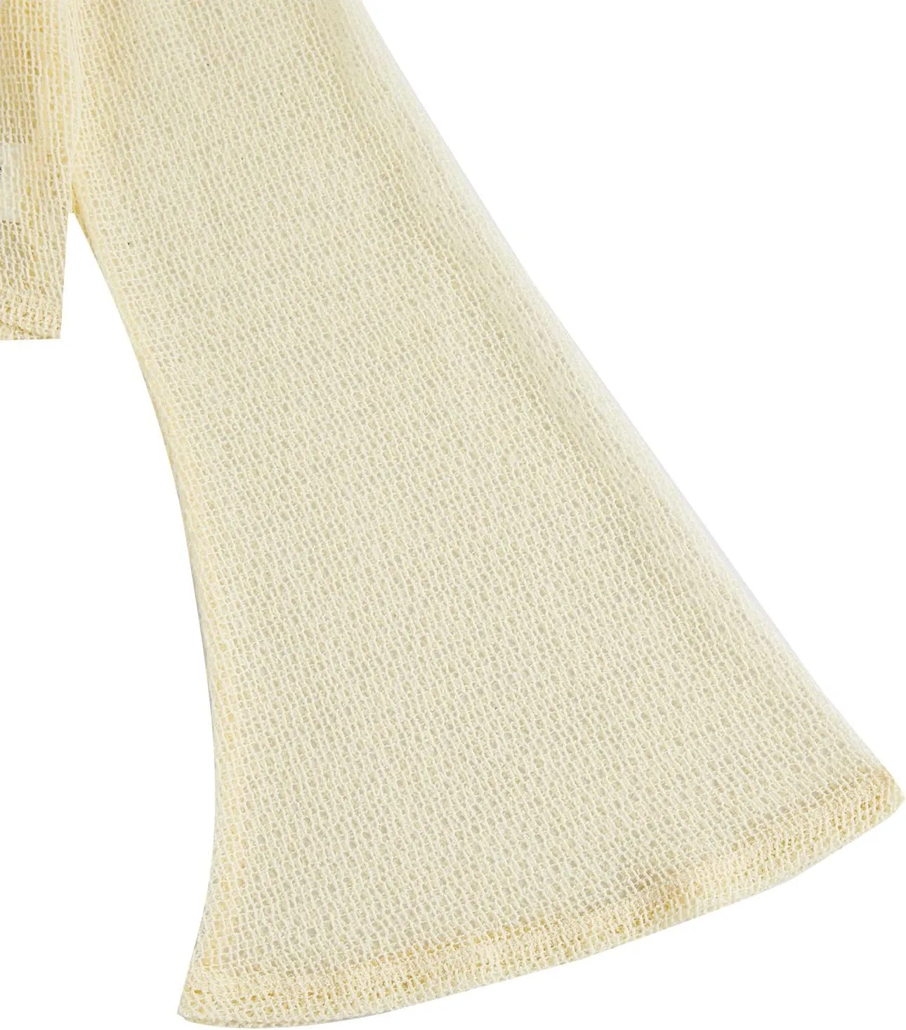 GORGLITTER Women's Tie Front Tops Bell Long Sleeve Crochet Knit Crop Cardigan Western Outfits