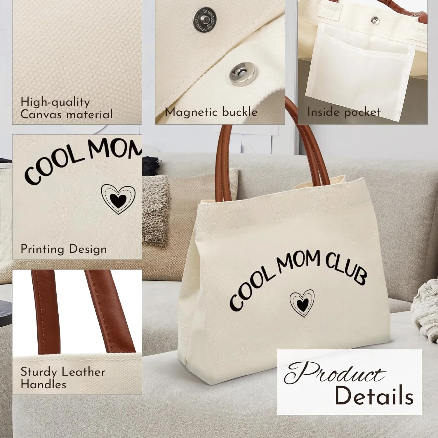 KLL Mom Bag Mothers Day Gifts Gifts for Mom, New Mom Gifts, Christmas Gifts, Birthday Gifts for Mom