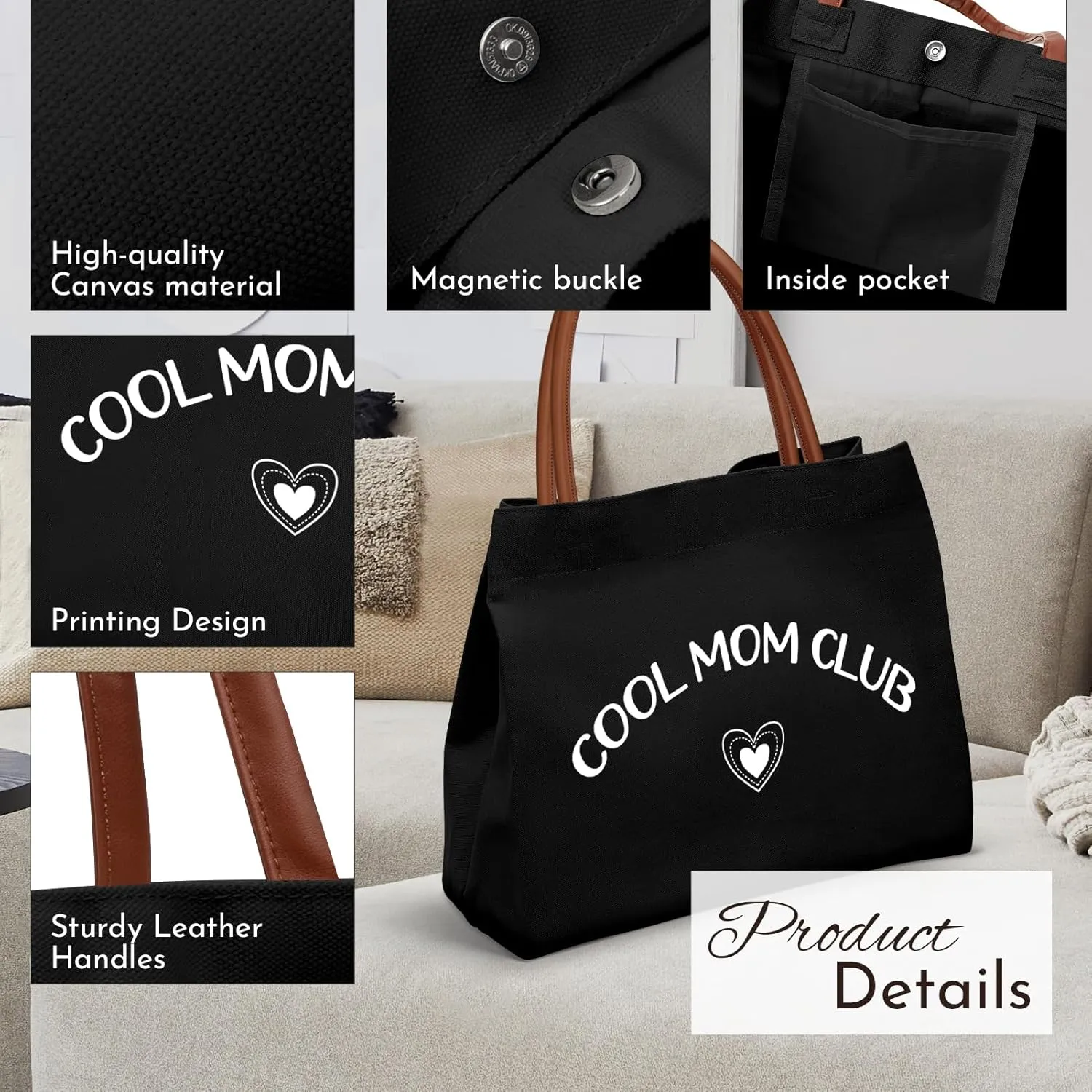 KLL Mom Bag Mothers Day Gifts Gifts for Mom, New Mom Gifts, Christmas Gifts, Birthday Gifts for Mom