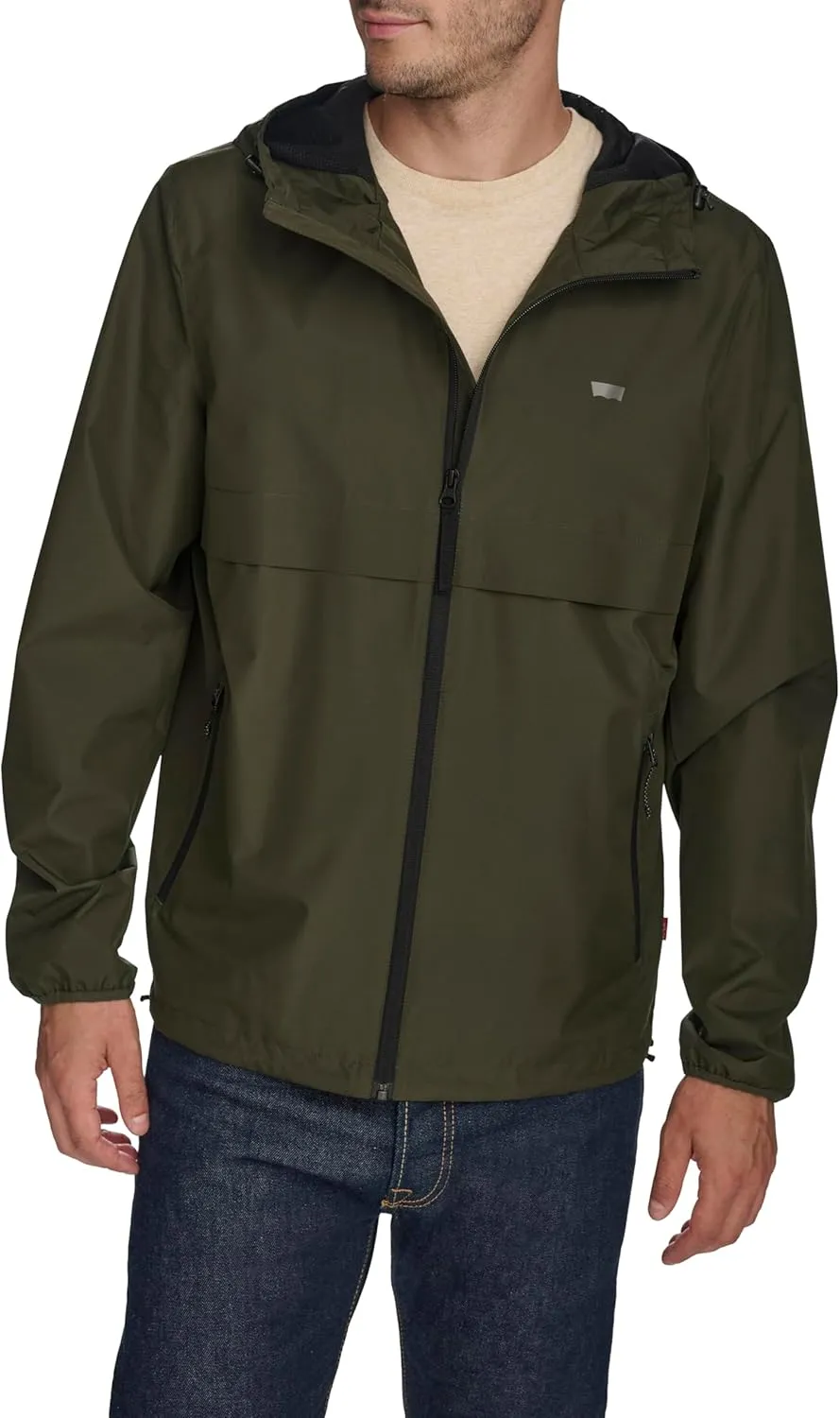 Levi's Men's Hooded Rain Jacket & Windbreaker