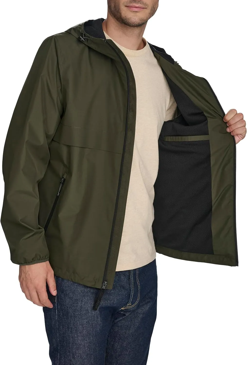 Levi's Men's Hooded Rain Jacket & Windbreaker