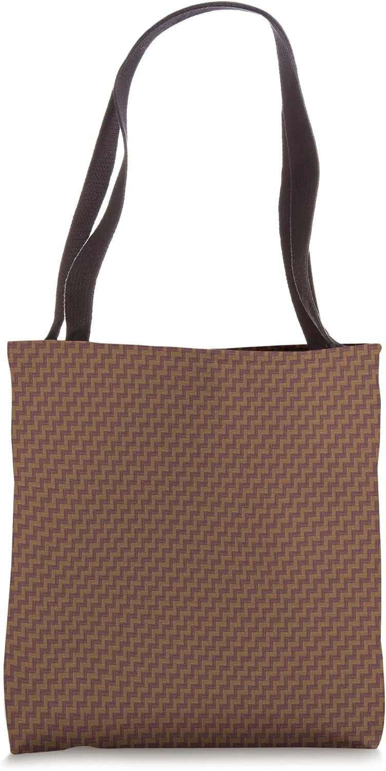 Maroon Dark Saddle Brownish Red Tweed Pattern Cute Tote Bag