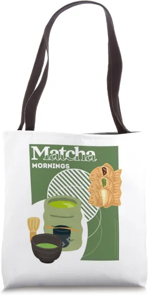 MATCHA Lover Green Tea Boho Matcha Latte Matcha club Tote Bag