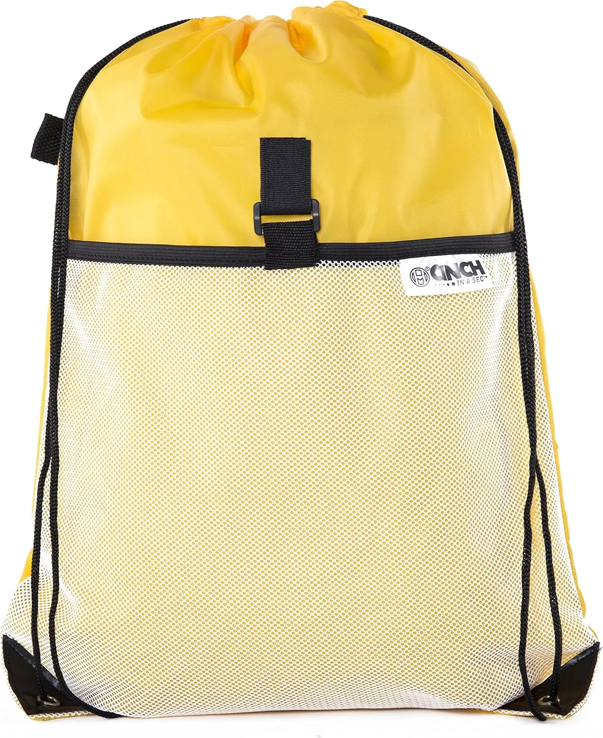 Mato & Hash Lightweight Reusable Fold Up Bags | Packable Backpacks, Reusable Drawstring Bag with Attached Fold Up Pocket