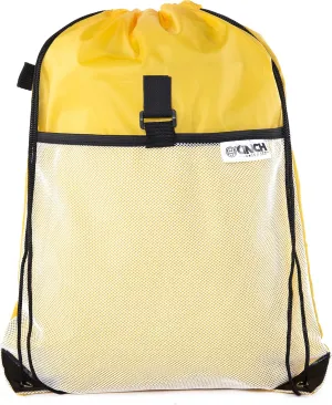 Mato & Hash Lightweight Reusable Fold Up Bags | Packable Backpacks, Reusable Drawstring Bag with Attached Fold Up Pocket