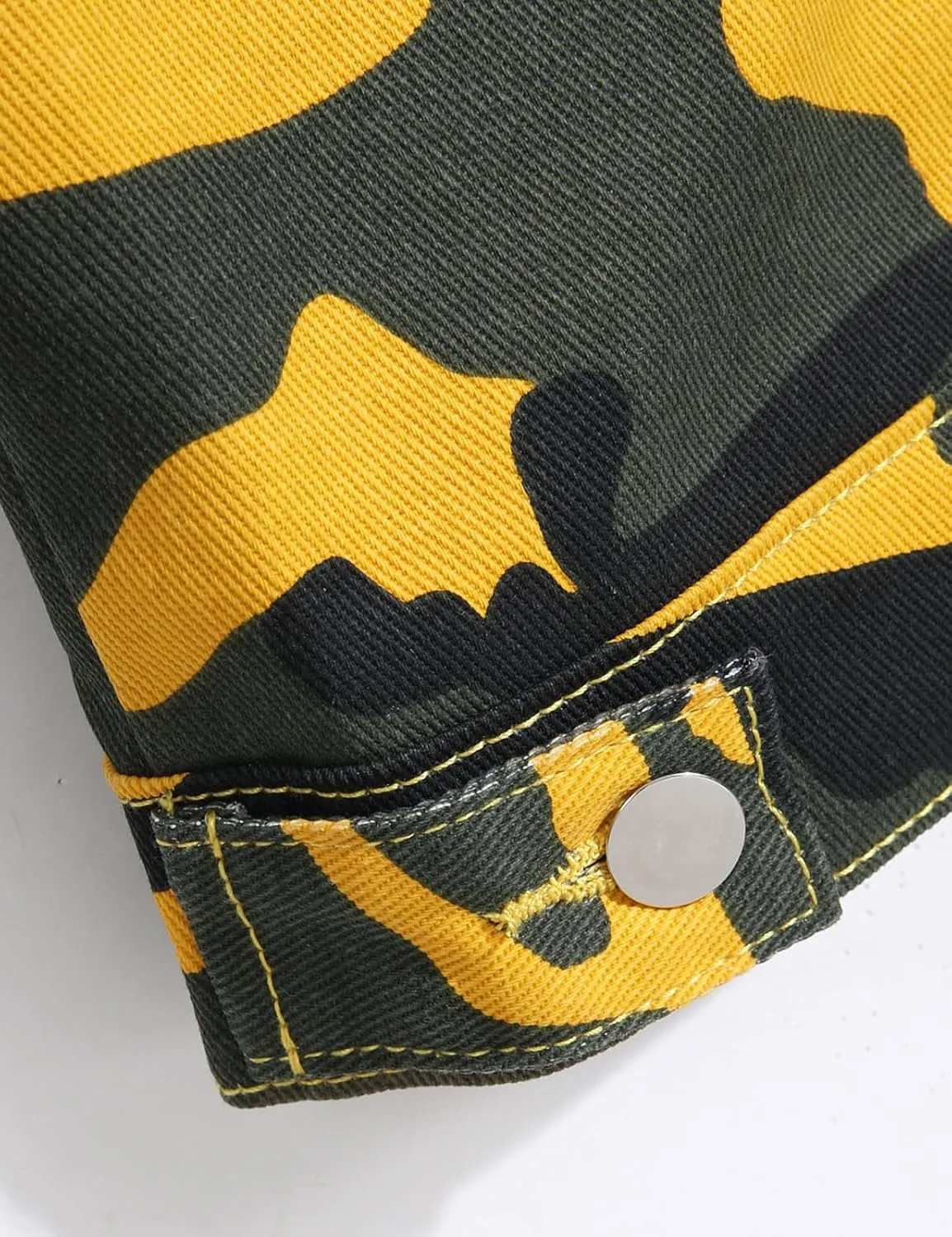 Men's Camouflage Sleeveless Cotton Denim Vest