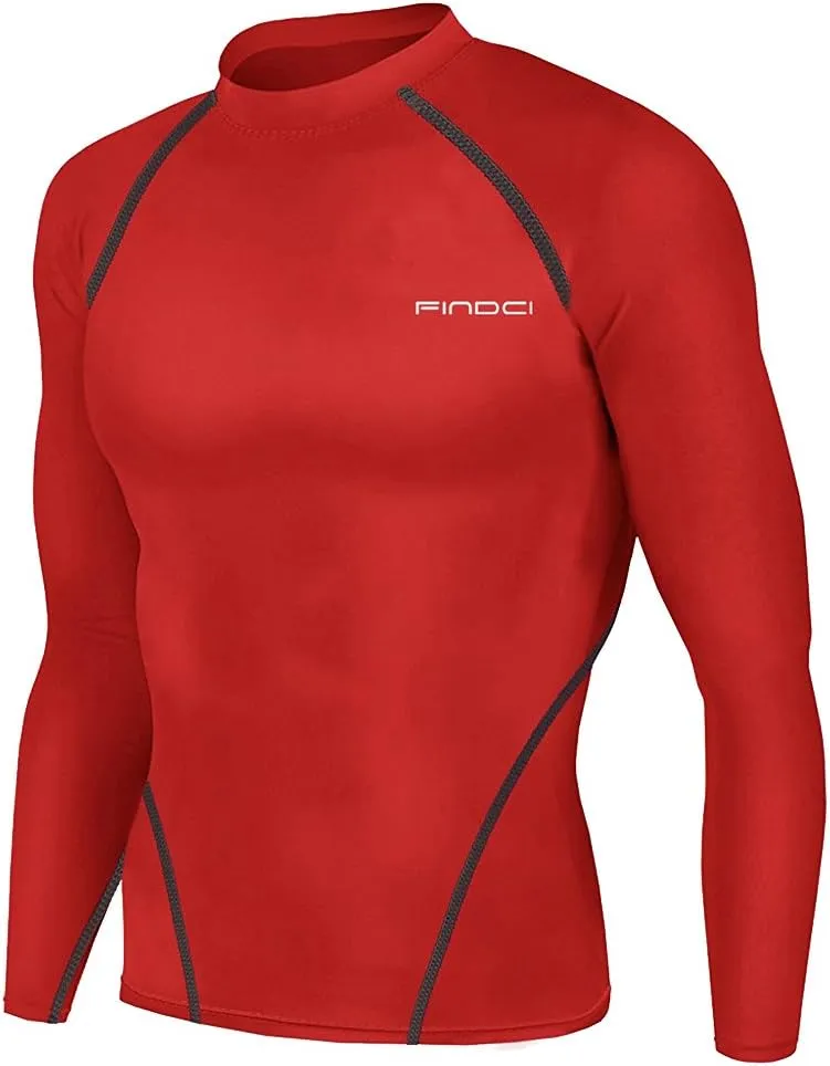 Men's Sports Running Set Compression Shirt   Pants Skin-Tight Long Sleeves Quick Dry Fitness Tracksuit Gym Yoga Suits