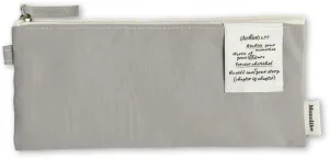Monolike Archive 247 Flat Pen Case, Gray - Pencil Pouch, Portable Pencil Bag, Pencil Case, Office Pouch case, Pen case