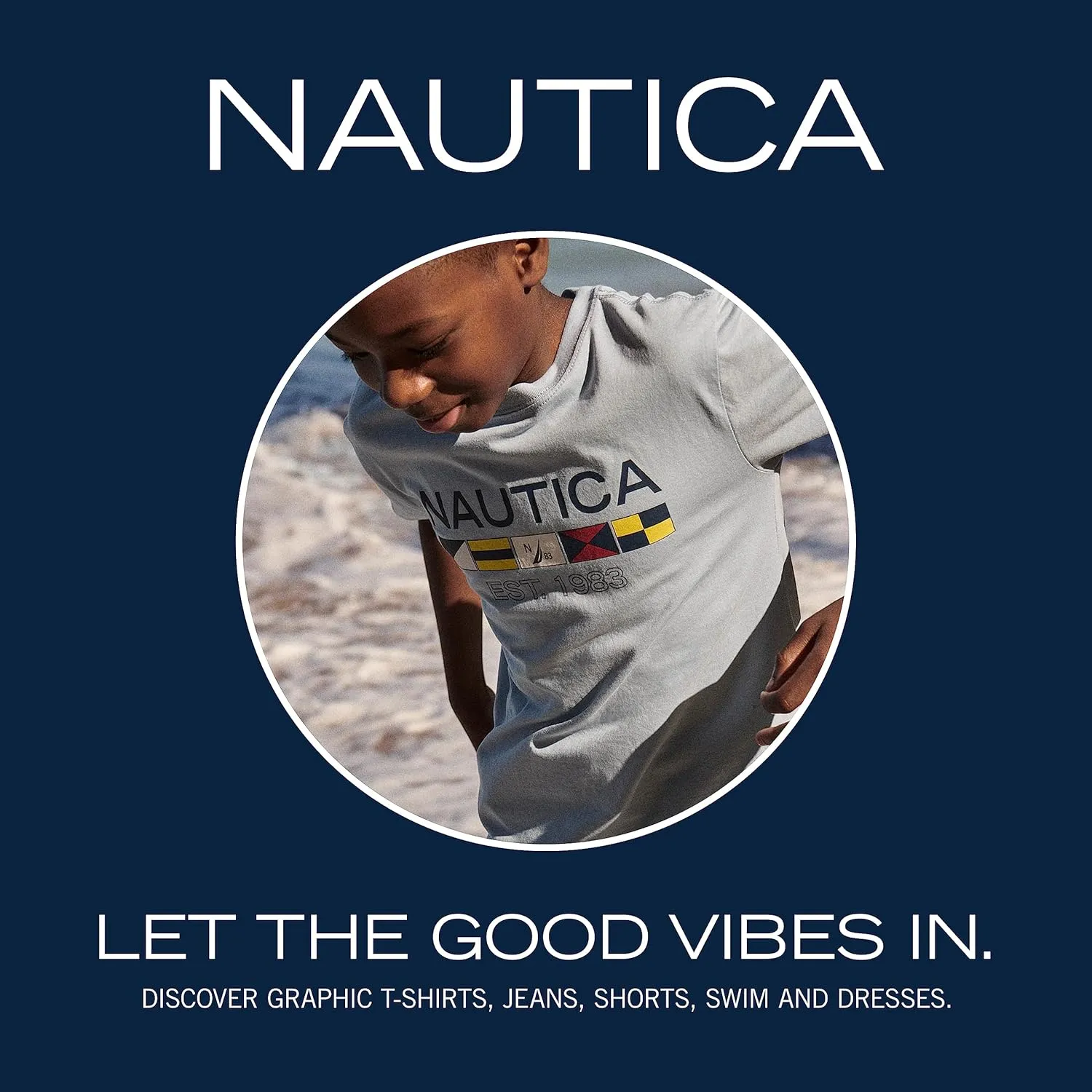 Nautica Boys' Skinny Fit Stretch Denim Jeans, 5-Pocket Style, Zipper Fly & Button Closure