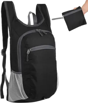OMISTAR Lightweight Hiking Backpack, Small Backpack for Mens, Foldable Travel Daypack, Waterproof Oxford Fabric, Multi-Pocket Design