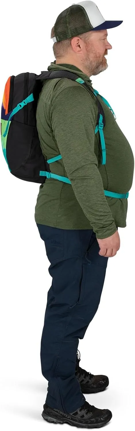 Osprey Daylite Commuter Backpack, Wild Blossom Print/Alkaline