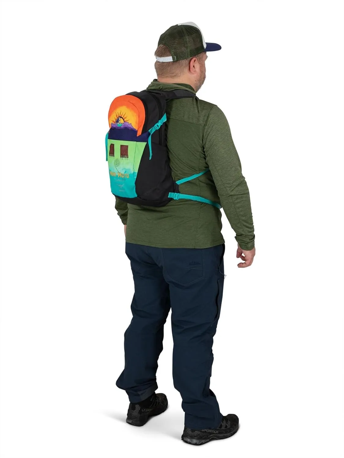 Osprey Daylite Commuter Backpack, Wild Blossom Print/Alkaline