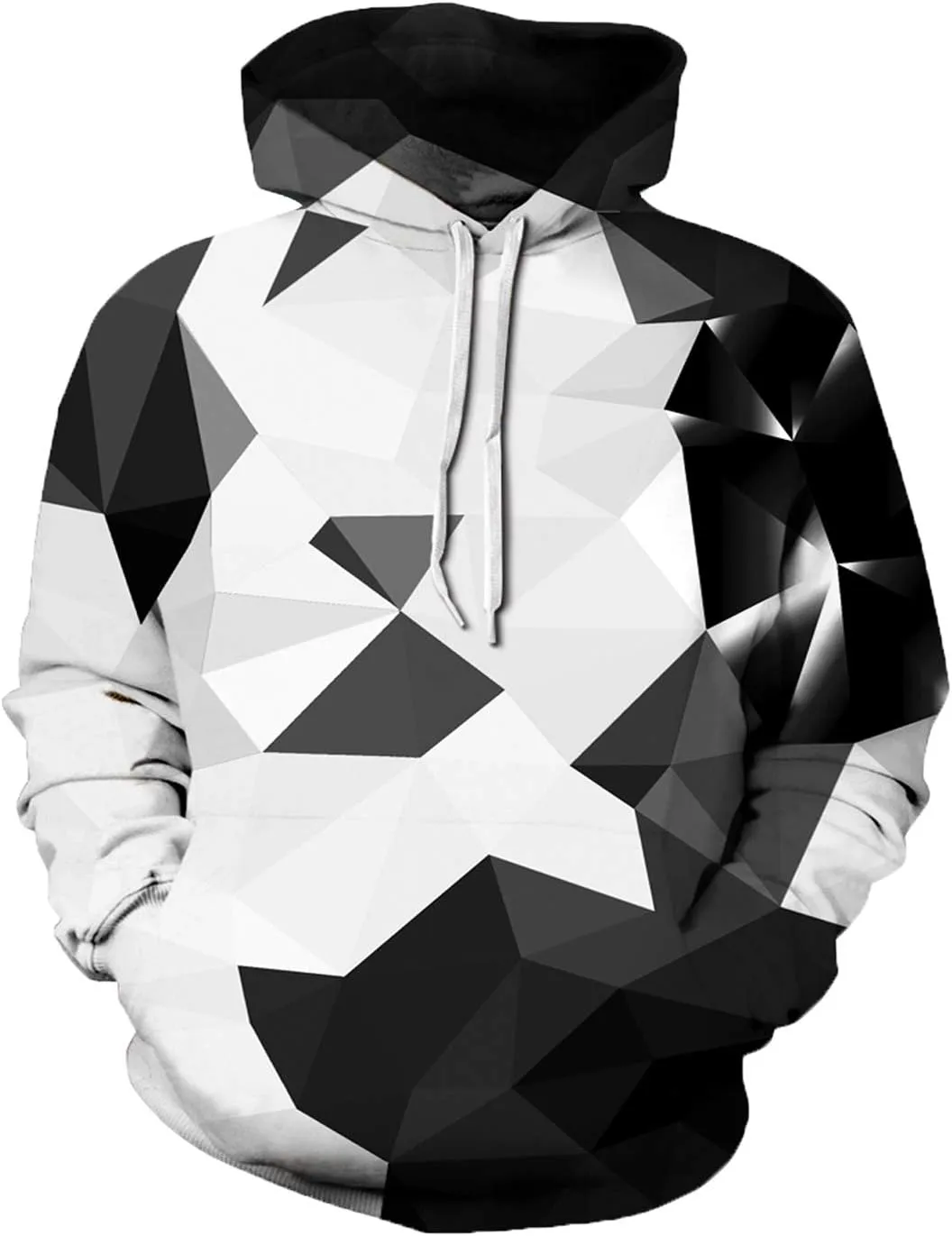 SANKILL Graphic Hoodies for Men Funny Novelty Pullover Sweatshirt Xmas Gifts Black red Anime Hoodie Cool Designs Rapper