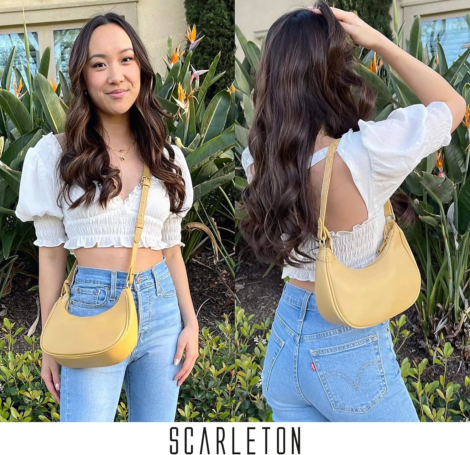 Scarleton Purses for Women, Crossbody Bags for Women, Lightweight with 2 Straps Shoulder Bag for Casual & Party, H2088