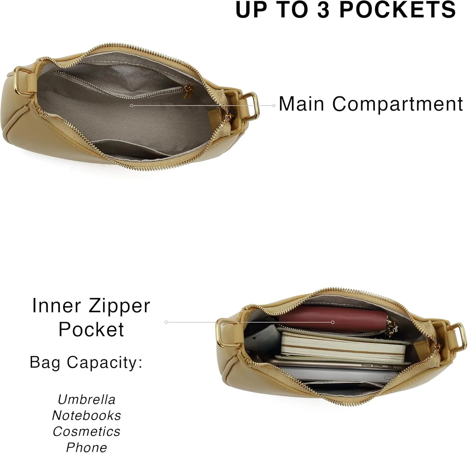 Scarleton Purses for Women, Crossbody Bags for Women, Lightweight with 2 Straps Shoulder Bag for Casual & Party, H2088
