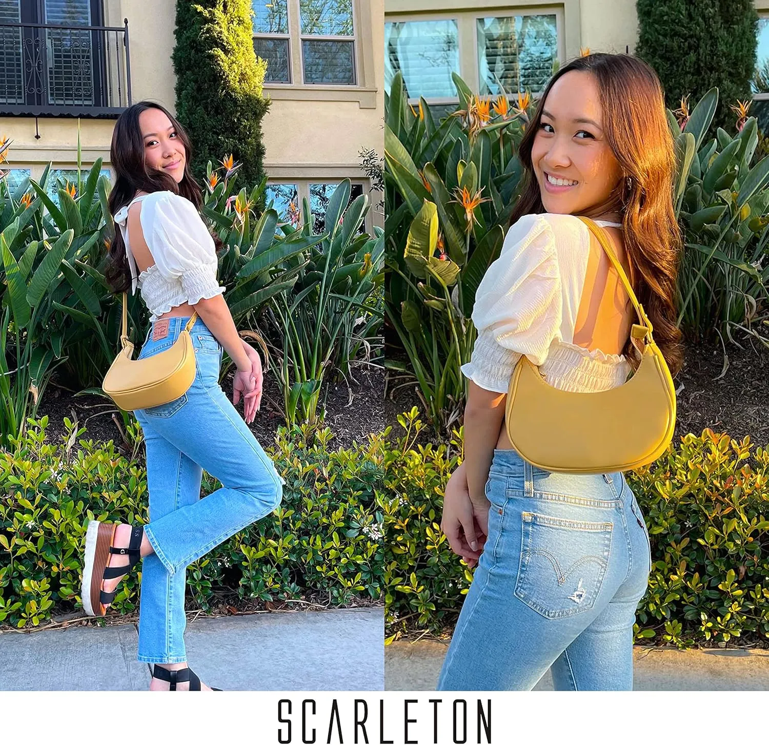 Scarleton Purses for Women, Crossbody Bags for Women, Lightweight with 2 Straps Shoulder Bag for Casual & Party, H2088