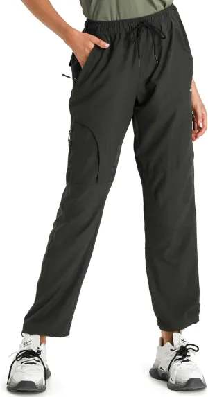 Seamaid Women's Hiking Pants Quick Dry Lightweight Water Resistant Cargo Pants with Zipper Pockets Travel Outdoor