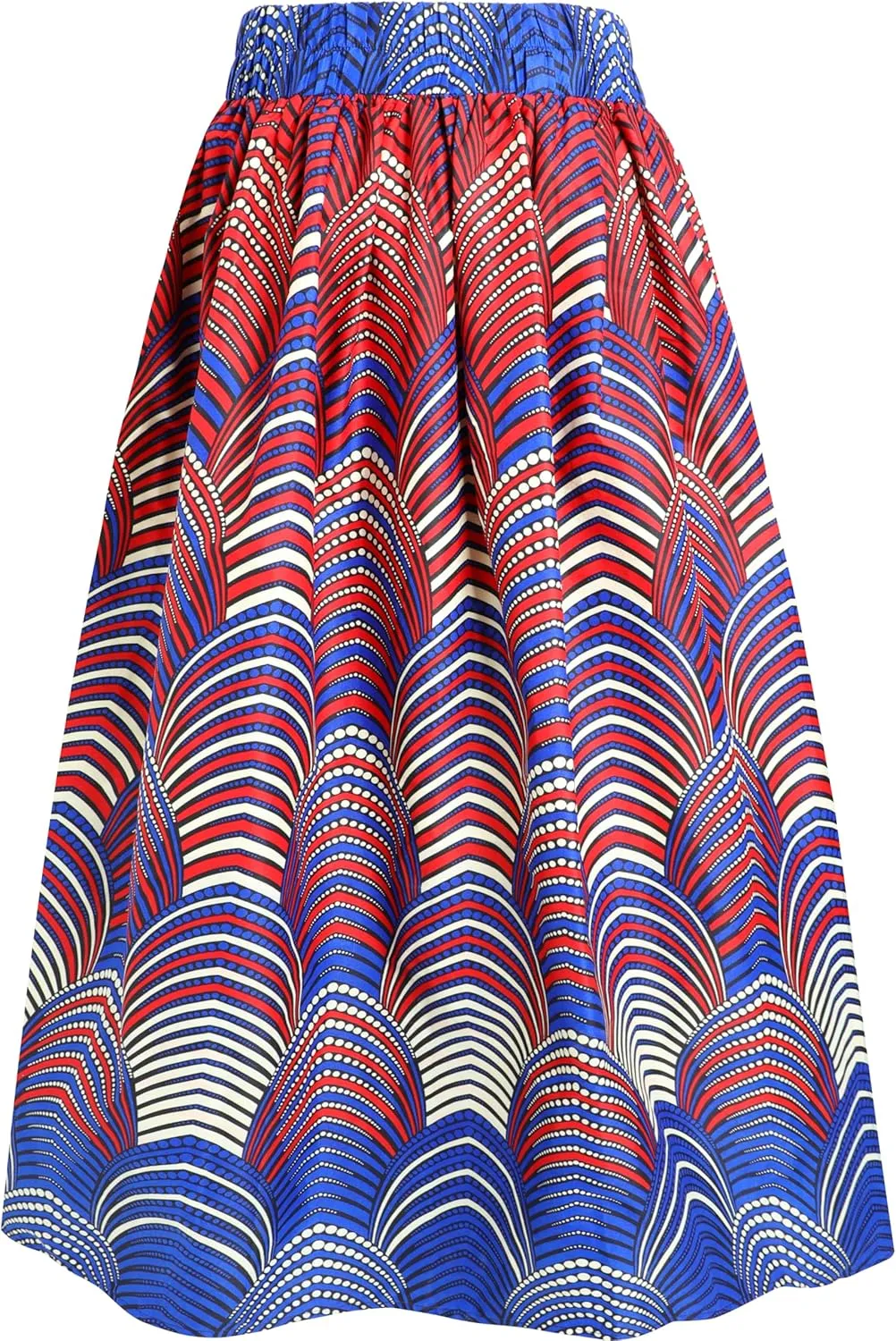 SHENBOLEN Women African Traditional Costume Ankara Print Skirt Dashiki Long Skirts