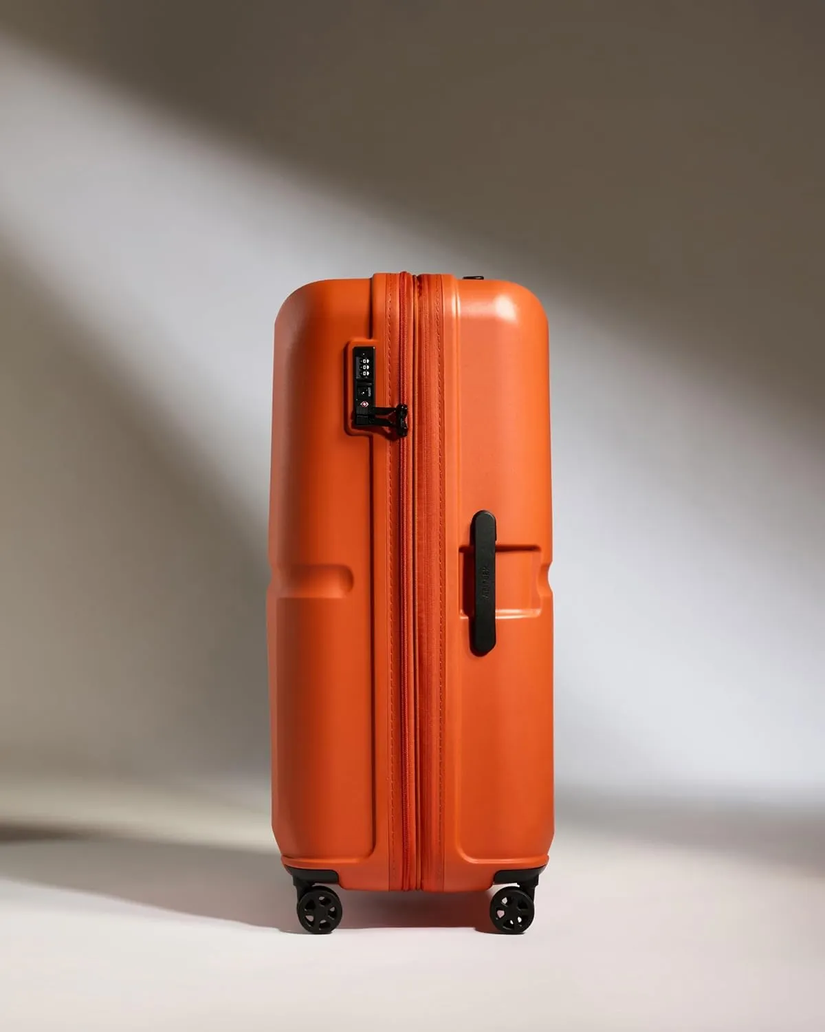 Single Stripe Hardside Luggage 32 Inch Large Suitcase - Durable, Lightweight & Expandable, 4 Spinner Wheels - Adjustable Handle, TSA Lock - Ember