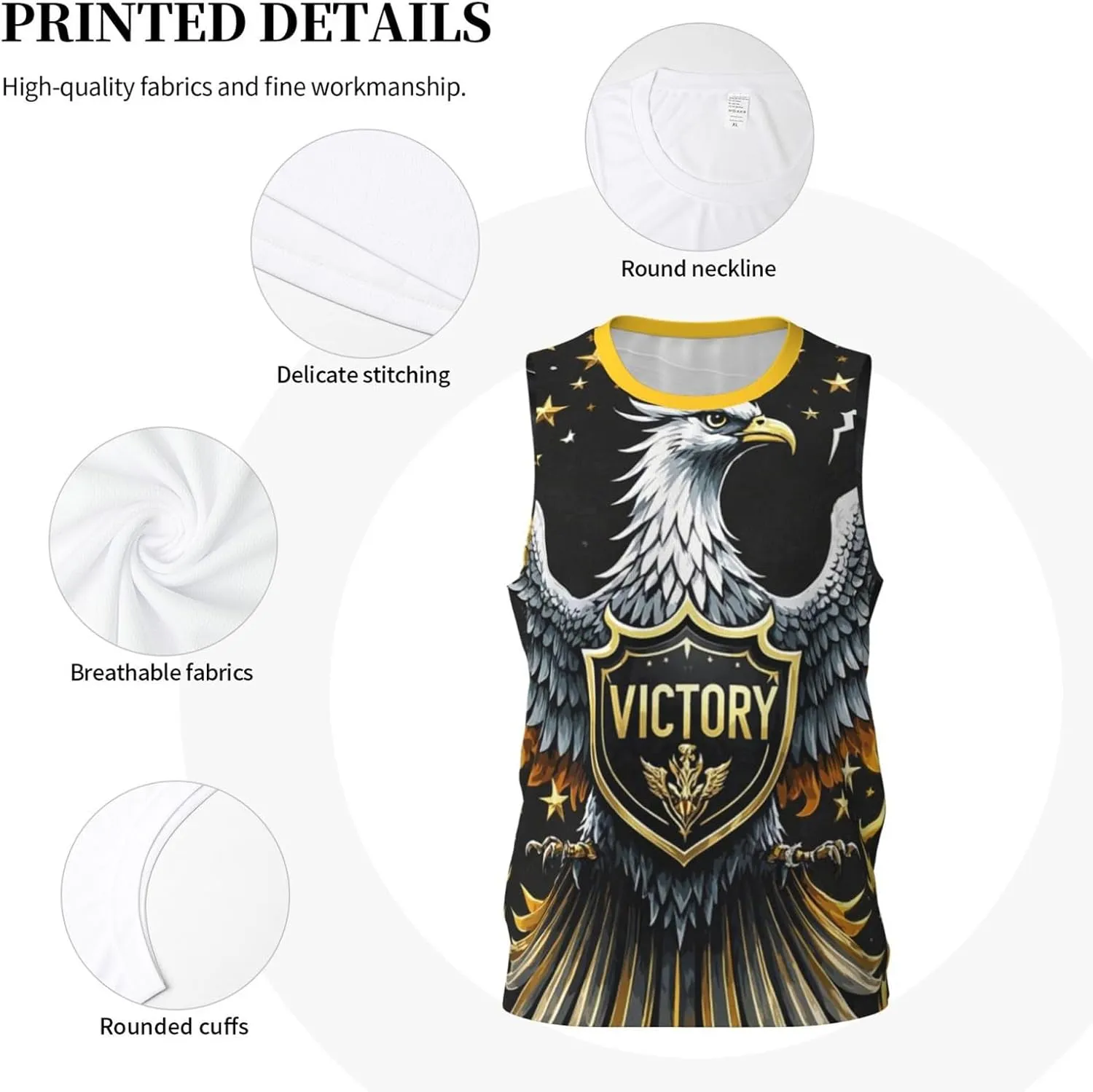Sleeveless Victory Jersey, Leading The Fashion, Sports Undershirt, Riding Tops