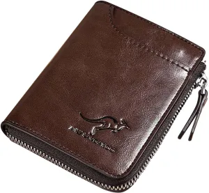Small Wallet for Women Genuine Leather Bifold Compact RFID Blocking Wristlet Western Wallet Boho Aztec Credit Card Holder for Women