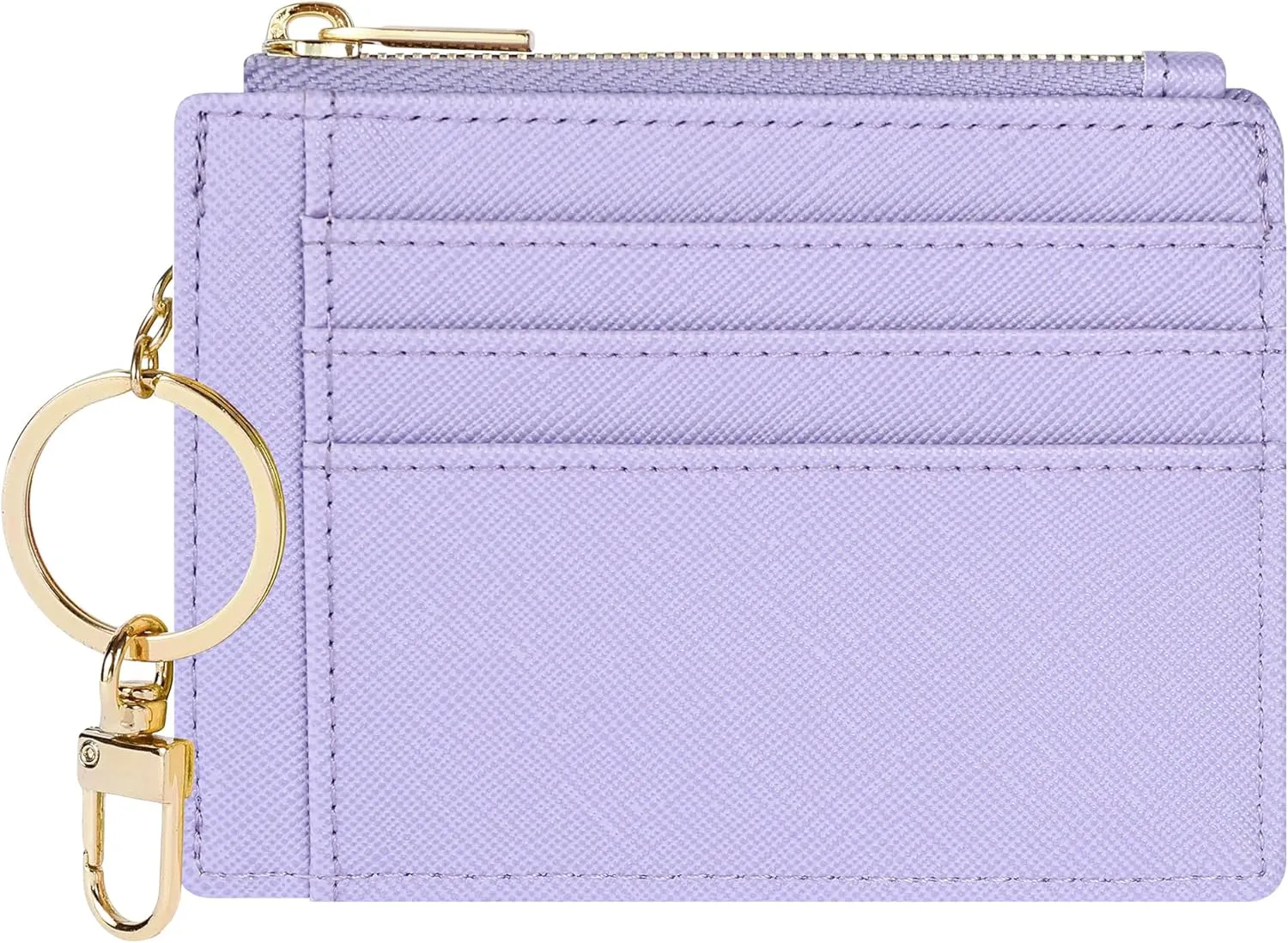 Sodsay Card Case Slim Front Pocket Wallet for Women Credit Card Holder with Keychain