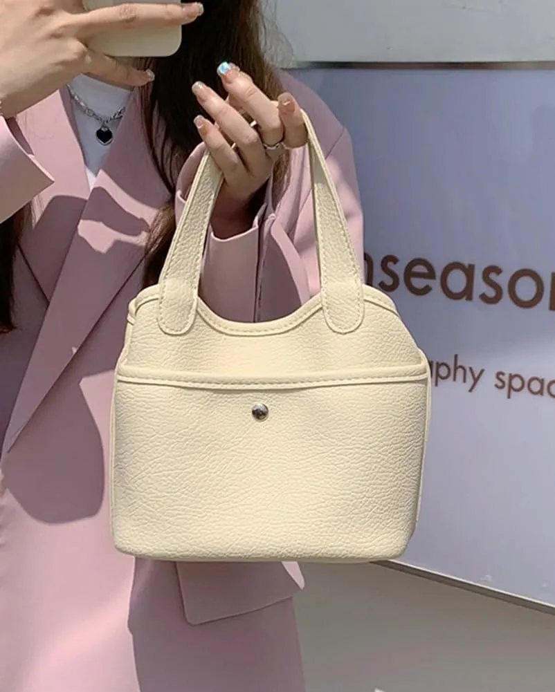 Soft Vegan Leather Crossbody Bag for Women Trendy Small Bucket Tote Purse Shoulder Satchel Ladies Handbags 2pcs