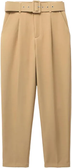 Spring and Summer Pleated Multi-Color Harem Pants Casual Women's Pants with Small feet