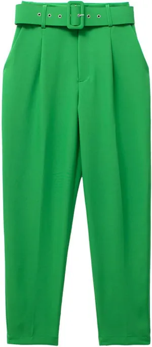 Spring and Summer Pleated Multi-Color Harem Pants Casual Women's Pants with Small feet